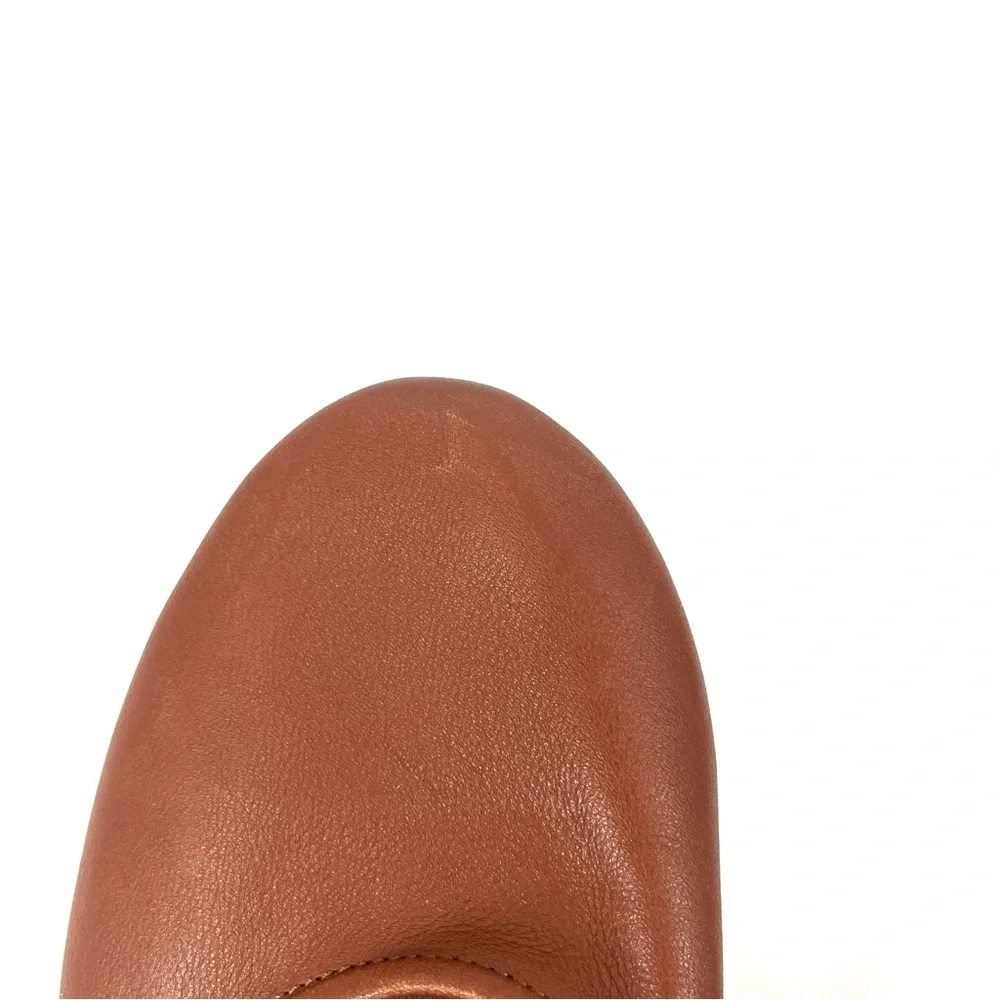 Jenni Kayne Charlotte Luxury Ballet Flat in Brown Soft Leather Size 41 - Picture 10 of 12